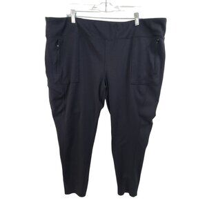 Ridgecut Women's  Elastic wasitband  Athleasure Pants Black Size 2X